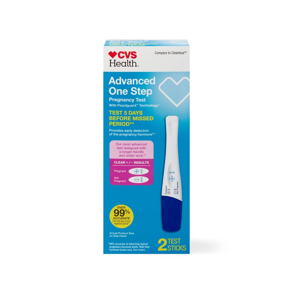 Cvs Health Advanced One Step Pregnancy Test