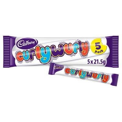 Cadbury Curly Wurly Chocolate Bar pack Multipack (6ct)
