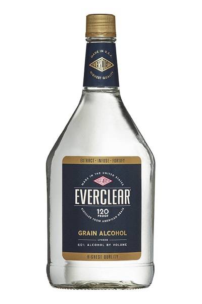 Everclear 120 Proof Grain Alcohol Liquor (1.75 L)