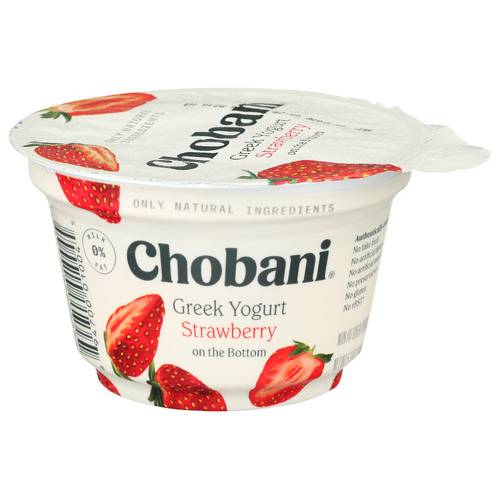 Chobani Fat Free Strawberry Greek Style Yogurt
