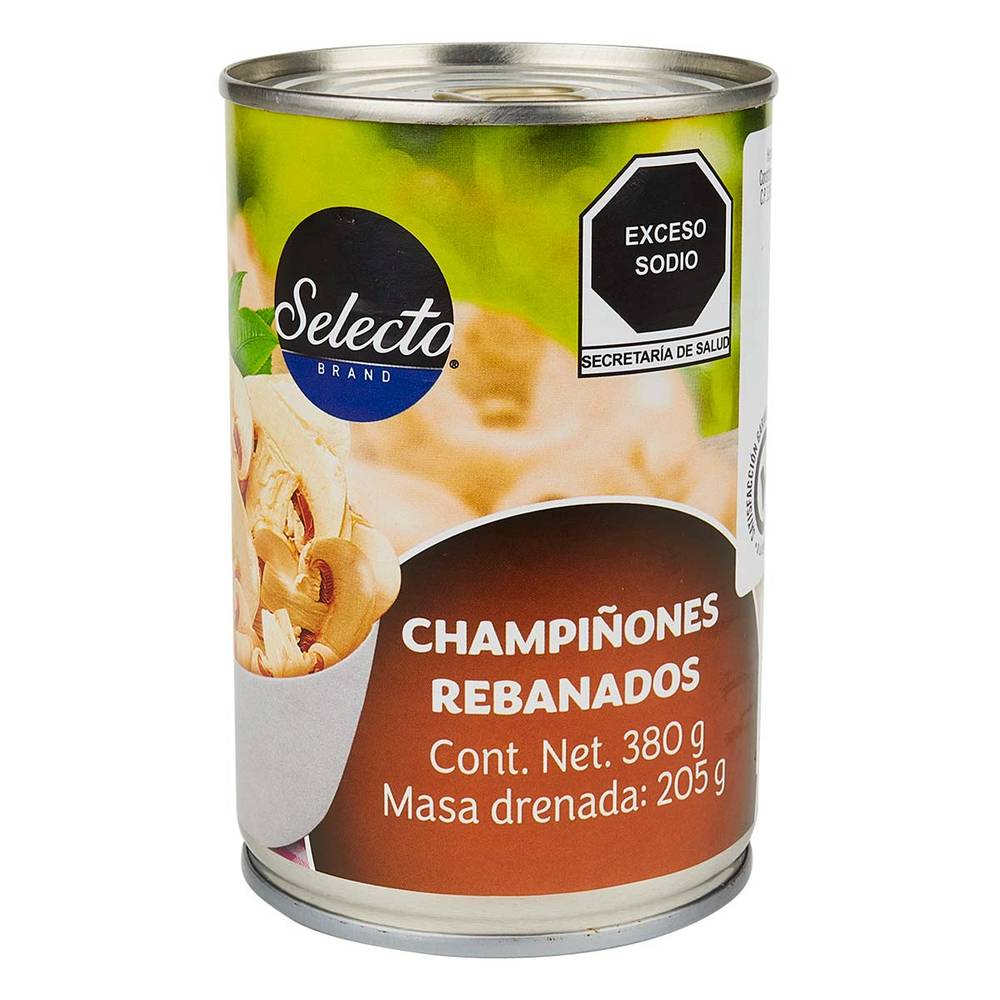 Selecto · Champiñones rebanados (380 g)