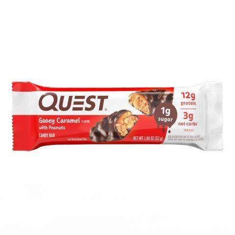 Quest Protein Candy Bar Gooey Caramel with Peanuts 1.84oz