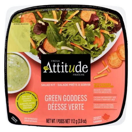 Fresh Attitude Green Goddess Salad Kit With Toppings (112 g)