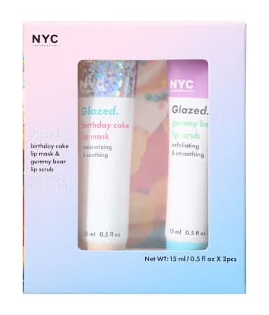 NYC Underground® Glazed Lip Mask & Scrub 2-Pack Set