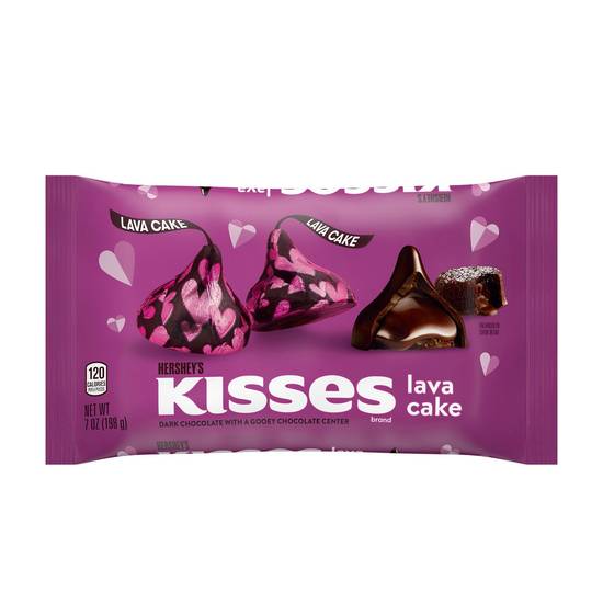 Order HERSHEY'S KISSES Lava Cake Dark Chocolate with a Gooey Chocolate Center Candy, Valentine's Day, 7 oz food online from CVS store, VIENNA on bringmethat.com