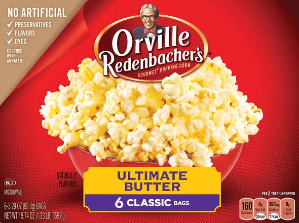 Orville Redenbacher's Popping Corn Ultimate Butter (6 ct)