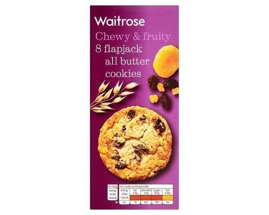 Waitrose 8 Flapjack All Butter Cookies 200g