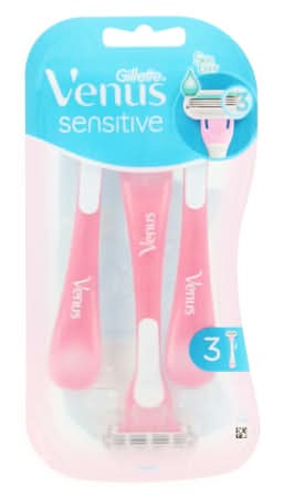 Gillette® Venus Sensitive 3-Blade Disposable Razors 3-Count