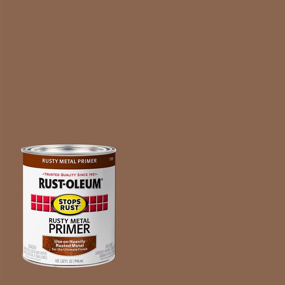 Rust-Oleum Stops Rust Brown Oil-Based Alkyd Primer 1 Qt