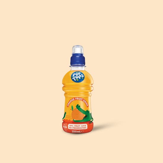 Kids Orange Pop Top 250ml