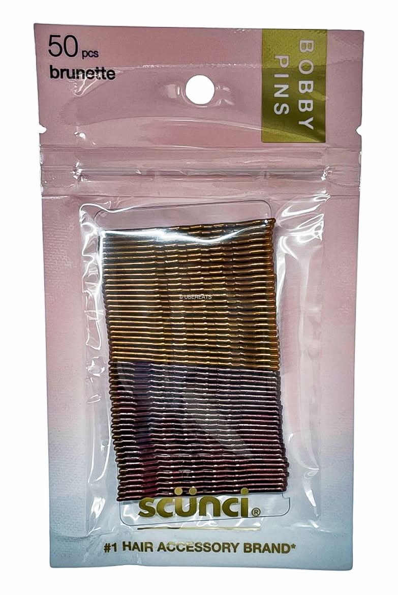 Scunci Bobby Pins Brunette (50 ct)