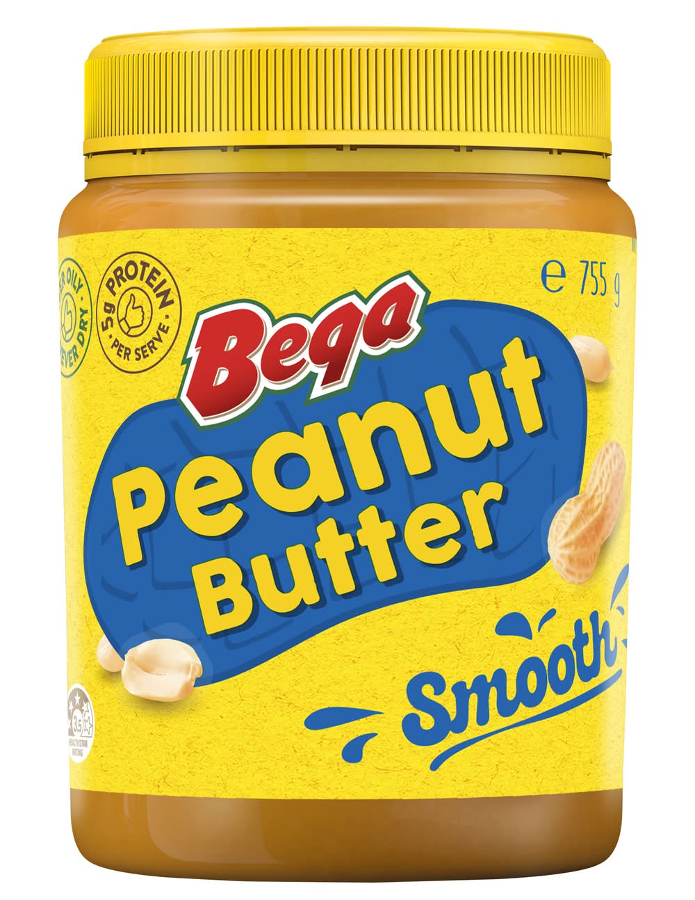 Bega Smooth Peanut Butter (755g)