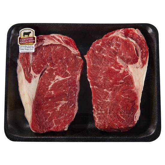 Certified Angus Beef Boneless Ribeye Steak, 2 Pieces (approx 1.5 lbs)