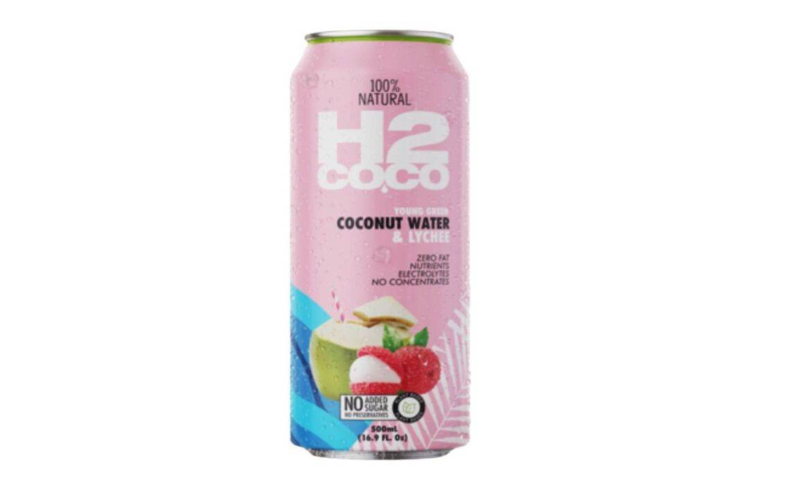 H2 Pura Coconut Water Lychee 500mL