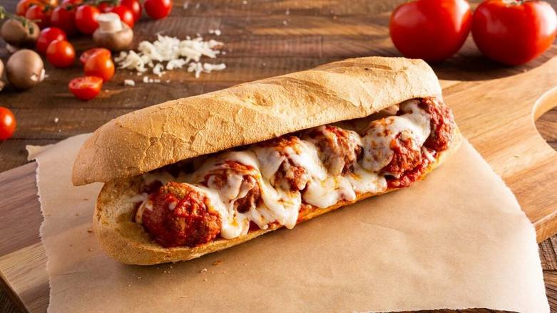 Hot Meatballs Parmigiana