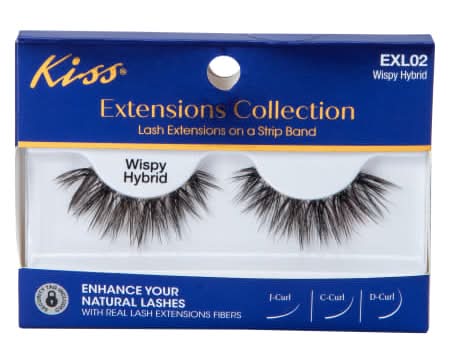 Kiss® Extensions Collection False Lashes Wispy Hybrid
