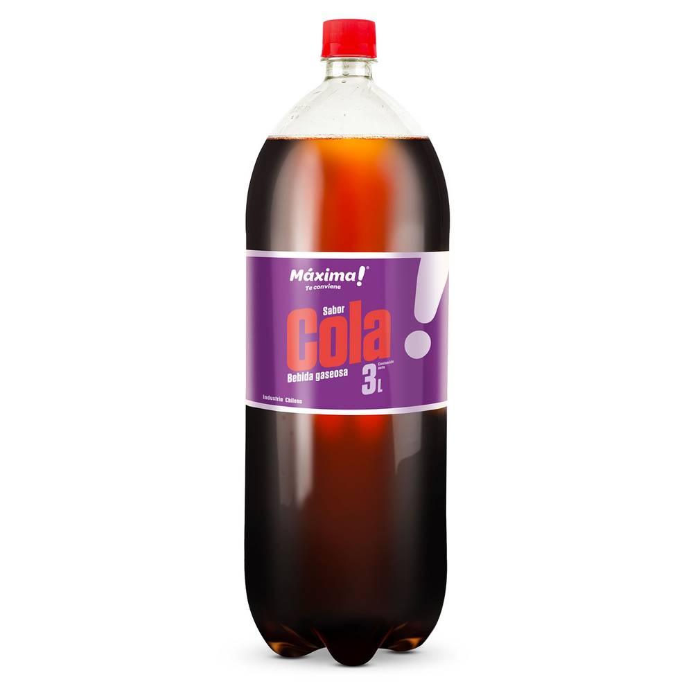 Máxima bebida cola desechable (3 l)