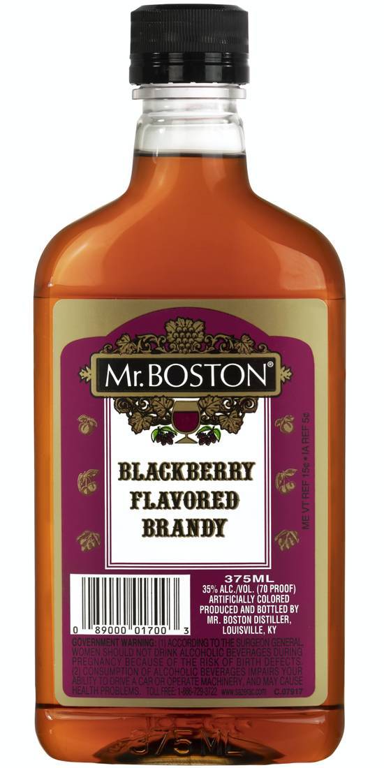 Mr. Boston Blackberry Brandy (375ml bottle)