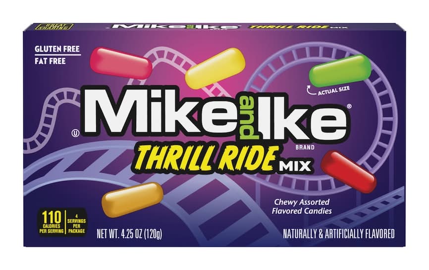 MIKE AND IKE Thrill Ride Candy Mix, Assorted (4.25 oz)