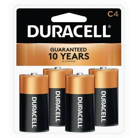 Duracell Coppertop C Alkaline Batteries (4 ct)