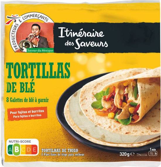 Tortillas de Blé - Itinéraire des Saveurs - 320g