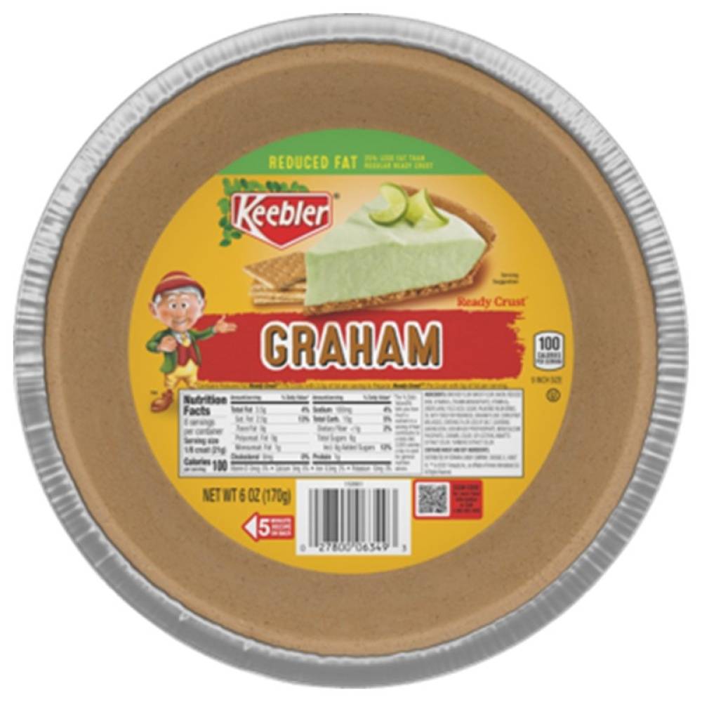 Keebler Ready Crust Reduced Fat Graham Pie Crust