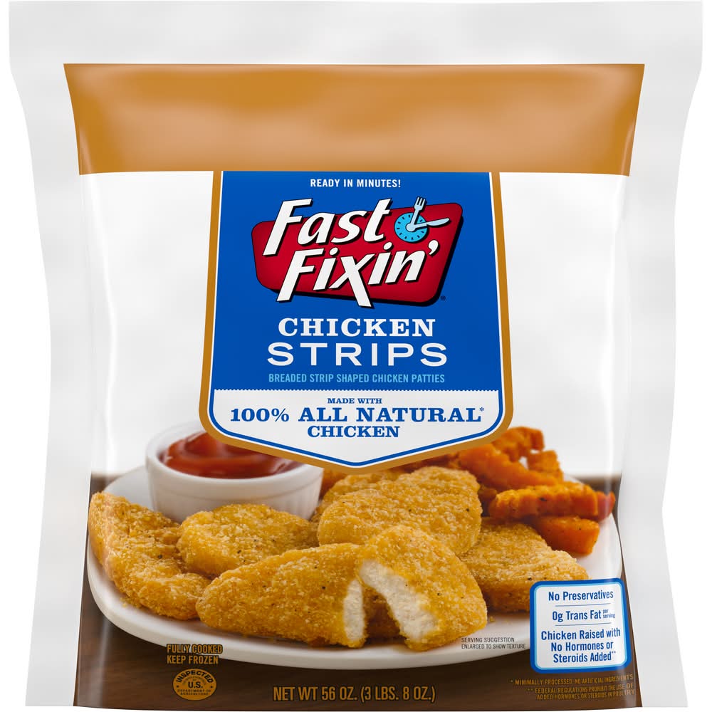 Fast Fixin Chicken Breast Strips (56 oz)