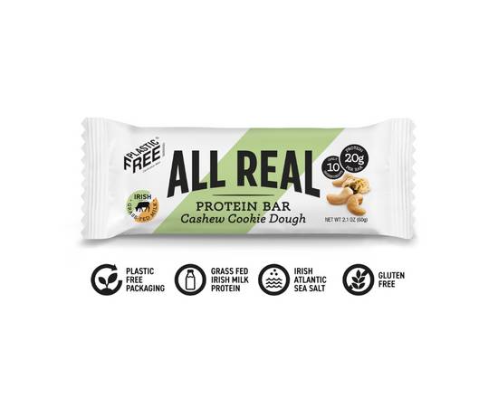 All Real Natural Protein Bar: Cashew Cookie Dough