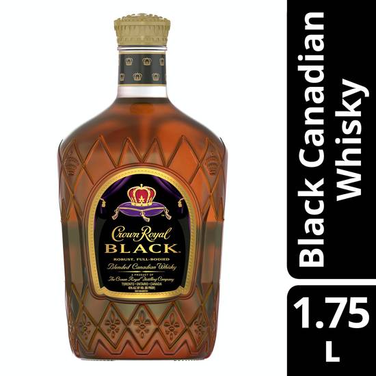 Crown Royal Black Blended Canadian Whisky (1.7 L)