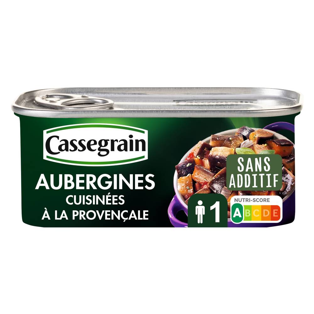 Cassegrain - Aubergines cuisinées à la provençale