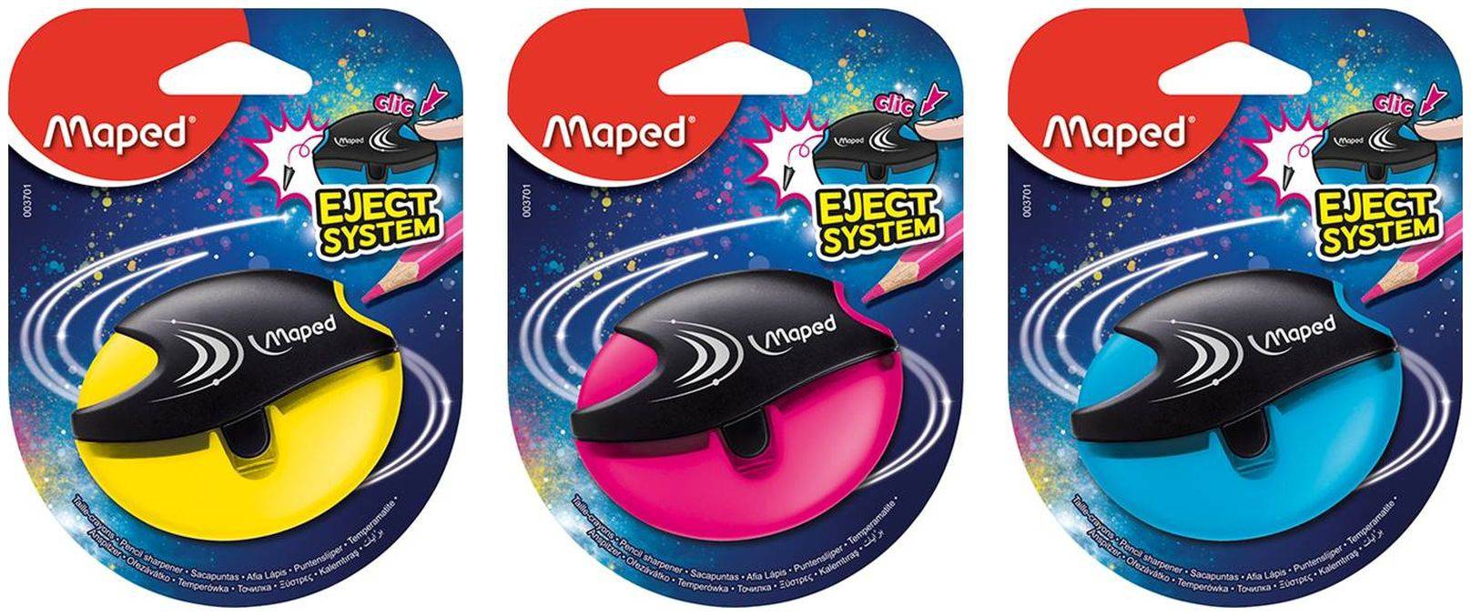 Maped - Taille-crayon galactic 1 trou version inter blister