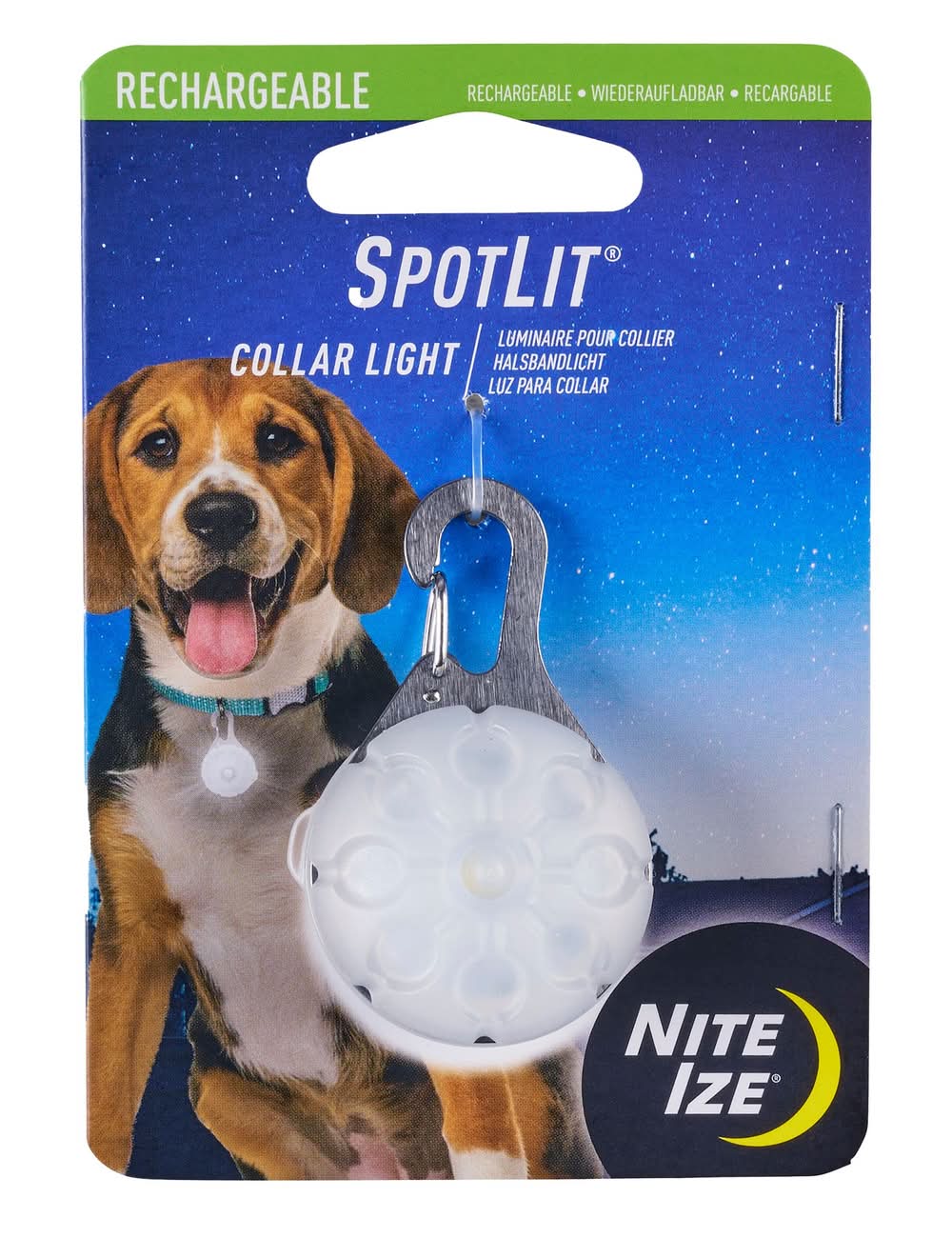 Nite Ize® SpotLit Collar Light (Color: Green)