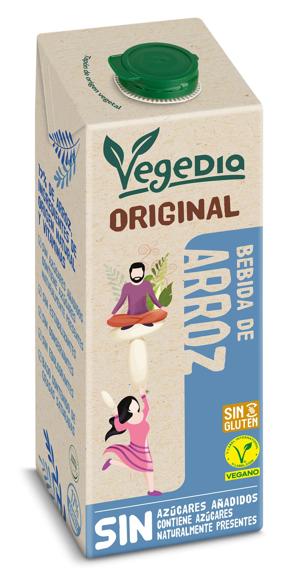 Bebida De Arroz Vegedia Brik 1 L