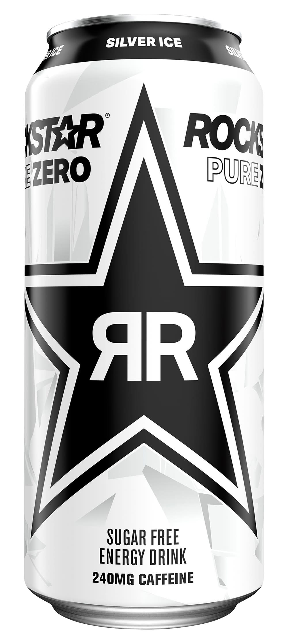 Rockstar Sugar Free Energy Drink, Silver Ice (16 fl oz)
