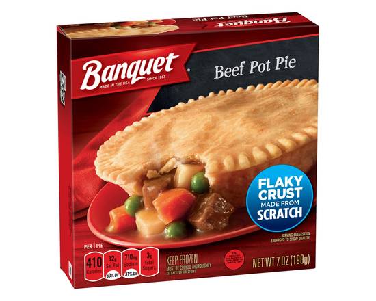Banquet · Beef Flaky Crust Pot Pie (7 oz)