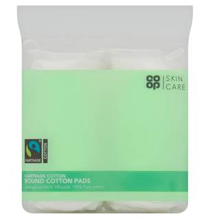Co-op Fairtrade 100 Round Cotton Pads