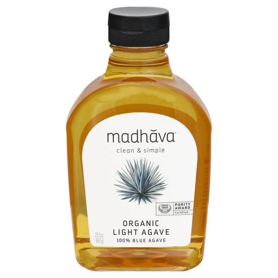 Madhava Organic Light Blue Agave Syrup
