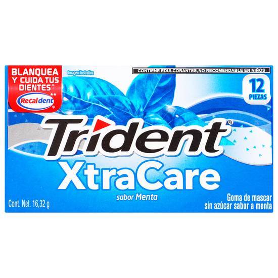 Trident Chicle Xtc Ment 12'S