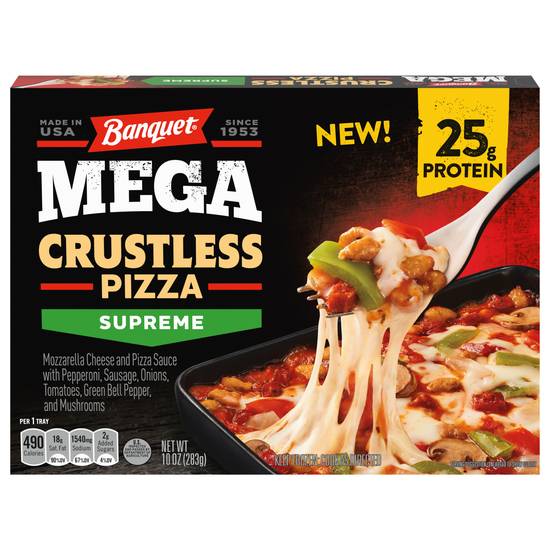 Banquet Mega Crustless Supreme Pizza