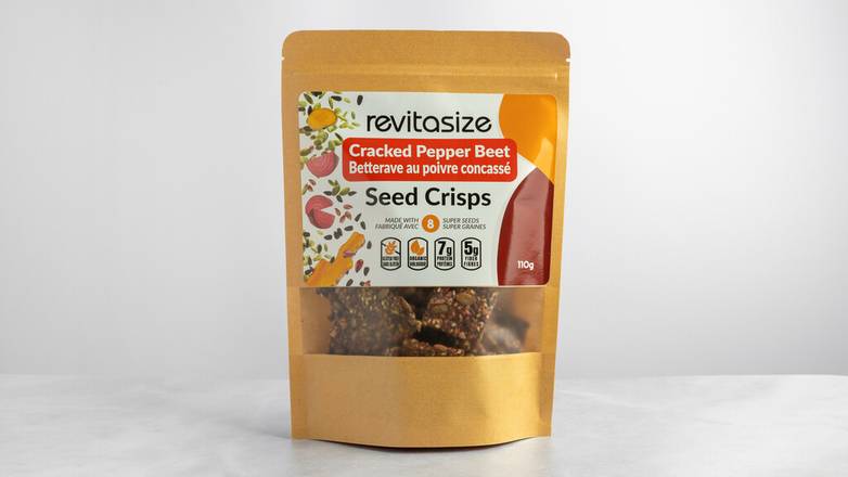 Cracked Pepper Beet Seed Crisps