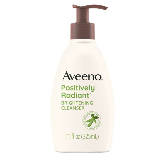 Aveeno Positively Radiant Brightening Facial Cleanser, 11 OZ