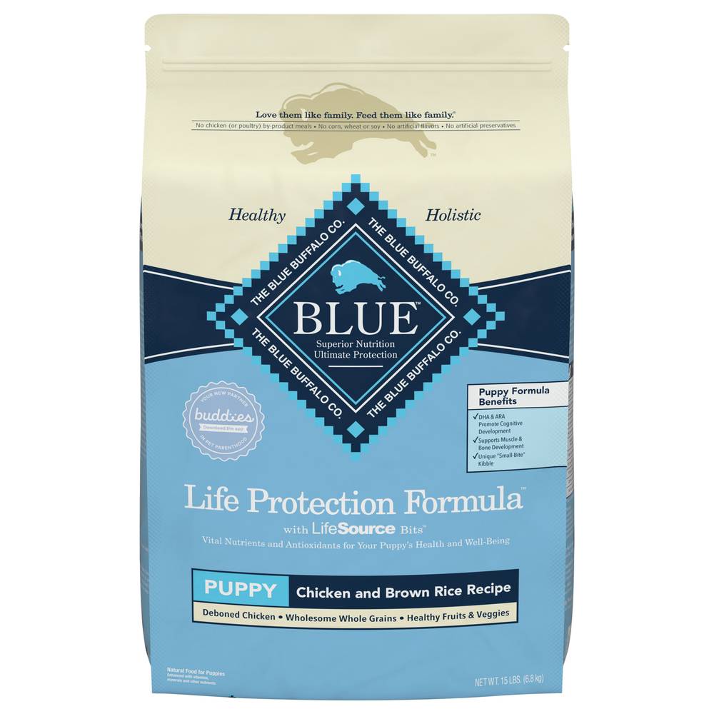 Blue Buffalo Puppy Dry Dog Food Chicken & Brown Rice