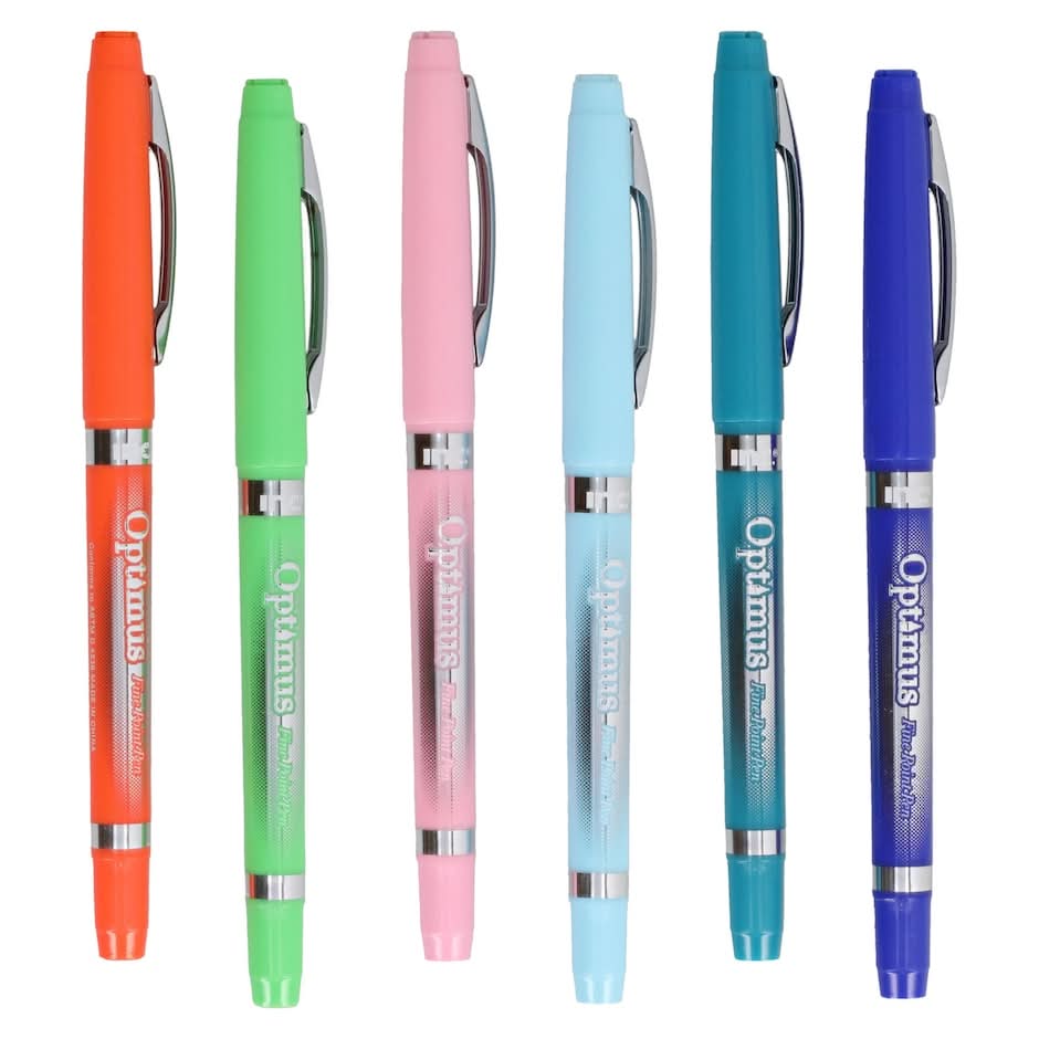 Optimus Fine Tip Fashion Pens, 3-ct. Packs