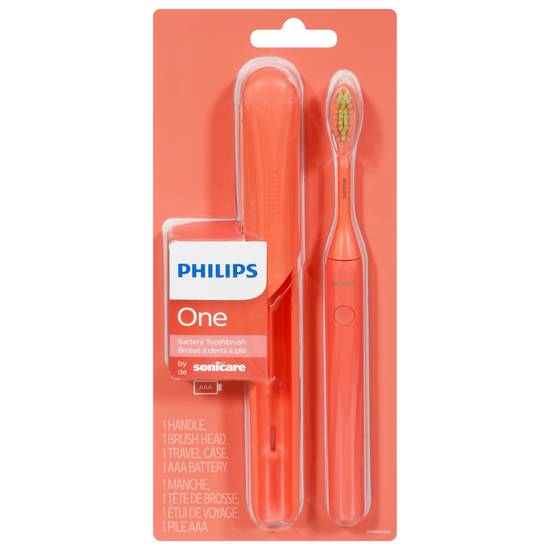 Philips One By Sonicare Miami Coral Battery Toothbrush