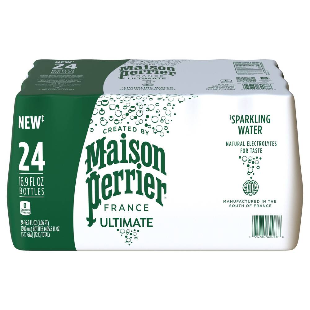 Maison Perrier France Ultimate Sparkling Water (24 pack, 16.9 fl oz)