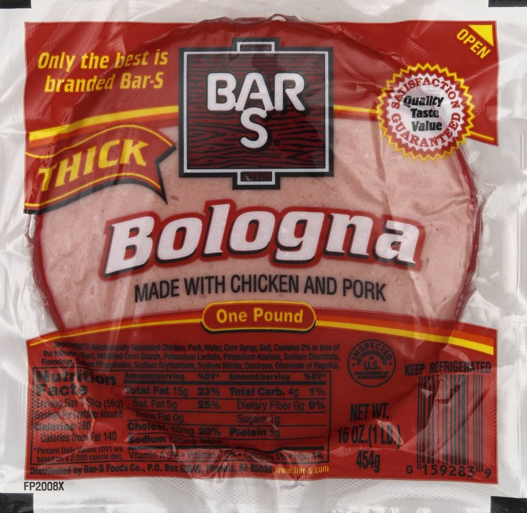 Bar-S Thick Bologna (1 lbs)