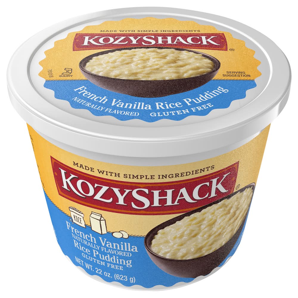 Kozy Shack Rice Pudding, French Vanilla (22 oz)