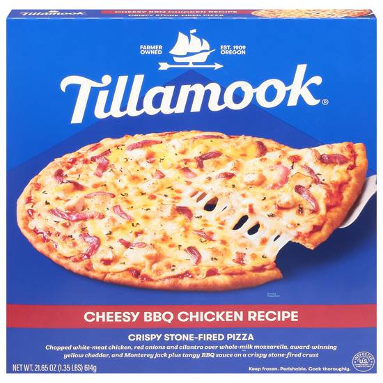 Tillamook Stone Fired Crispy Cheesy Bbq Chicken Recipe Pizza