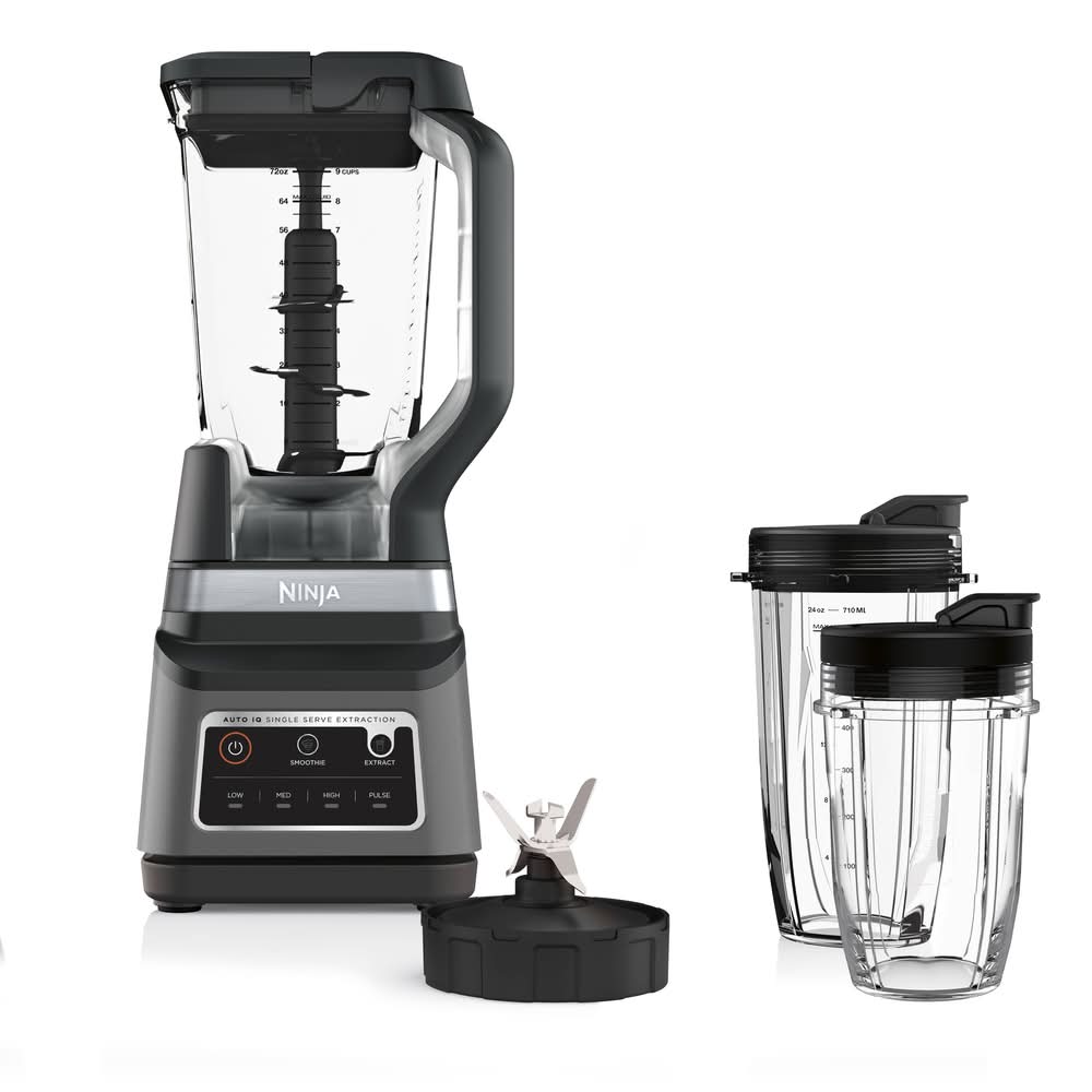 Ninja Professional Plus Blender Duo With Auto-Iq, Black