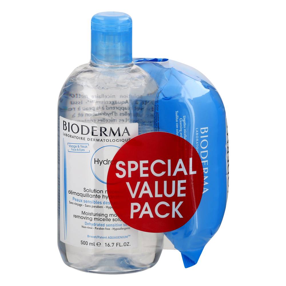 Bioderma Special Value pack Liquid/Wipes Micellar Water Make-Up Remover